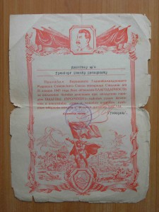 Благодарности + доки на капитана Гринберга Исаака Иосифовича