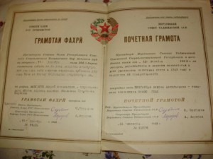 Ворошиловский всадник 2 ступени в комплекте с документами.