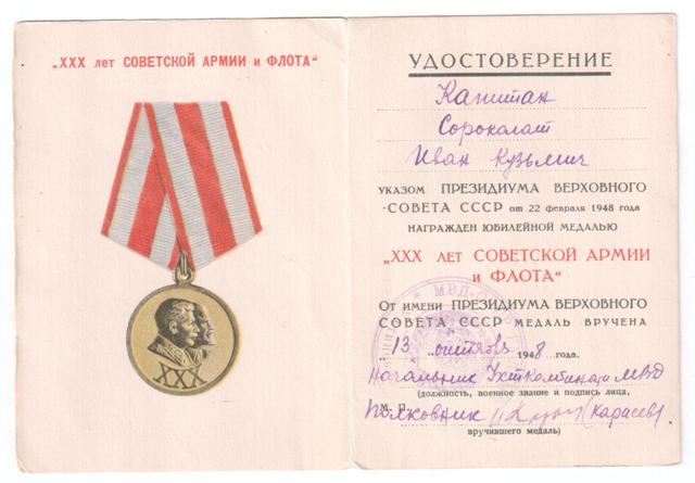 Документы на пограничника