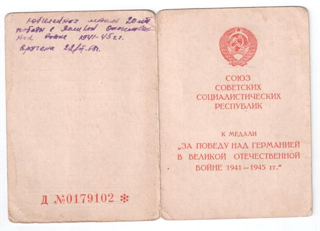 Документы на пограничника