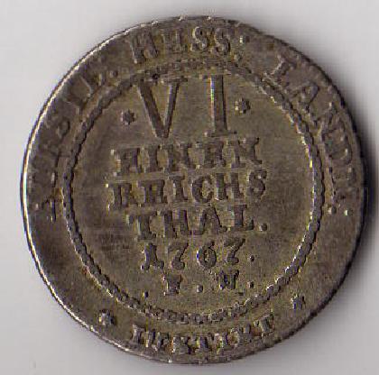 Пруссия-1/6 талера 1767 г.