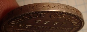 Талер герцогство Ангальт 1855 год