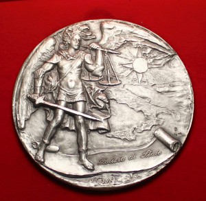 Италия Медаль 161гр 70мм Серебро