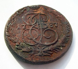 5 копеек 1787 КМ
