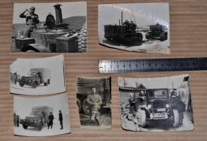 Техника 50 х на старых  фото