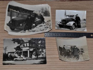 Техника 50 х на старых  фото