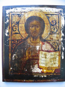 Икона Господь Вседержитель.Киот .