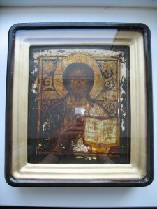 Икона Господь Вседержитель.Киот .