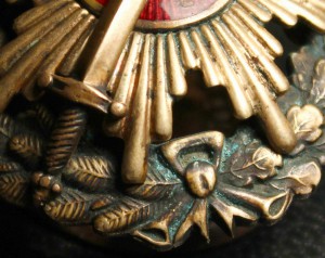 Знак Латышского стрелкового полка, офицерский