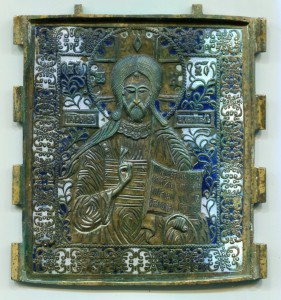 Средник складня "Деисус". Отличное состояние.