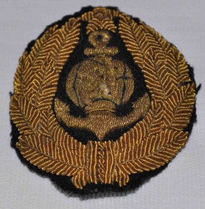 Кокарда шитая РЕЧФЛОТ  1969 год
