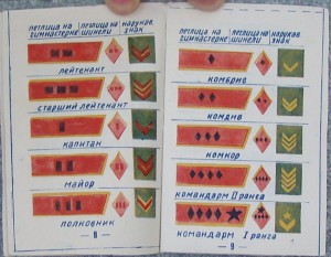 Знаки различия Красной Армии 37г