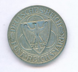 5 REICHSMARK 1930.