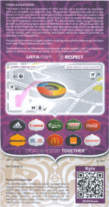 Билет на EURO2012