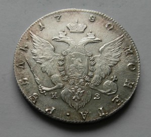 1 рубль 1780 г. ИЗ отличный