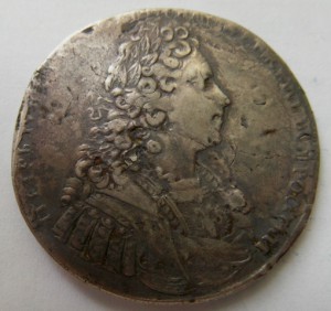 1 рубль 1729 г. дукач