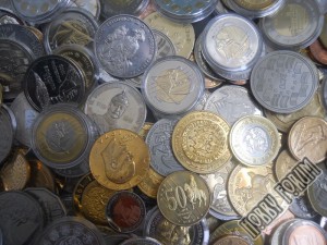 Сток монет, памятных медалей, пробников