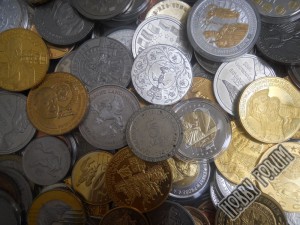Сток монет, памятных медалей, пробников
