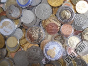 Сток монет, памятных медалей, пробников