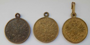 3 Различных Медали за Польский мятеж