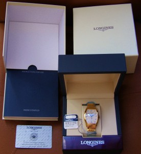 LONGINES золото 750, на зол. браслете.
