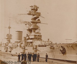 линкор МАРАТ визит в Гдыню, Польша 1934 редкое!