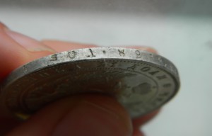 Рубль 1844 Корона меньше