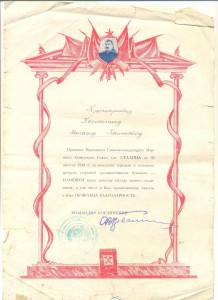 Касмынин 12 благодарностей +доки
