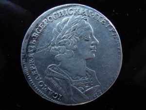 Рубль 1725 года