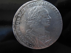 Рубль 1725 года