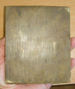 *Меднолитая икона Николай Чудотворец. 2 цв. эмаль.