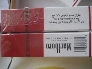 5  пачек MARLBORO без акцизок