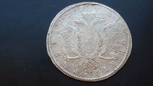 1 рубль 1773 TI портрет особый R1