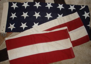 Флаг США военного периода.