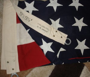 Флаг США военного периода.