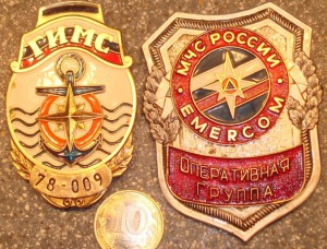 Пара нагрудных блях.
