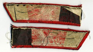 Воротничок чиновника. Россия. серебрянное шитье