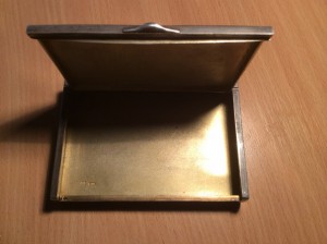 Портсигар. Серебро.