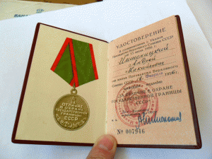 12 доков на пограничника Имшеницкого А. М.