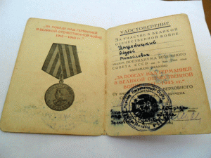 12 доков на пограничника Имшеницкого А. М.