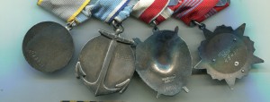 К-т мичмана с линкора "Севастополь" ,5 орденов.