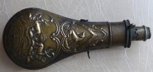 пороховница 19 век. Англия. Шефилд.