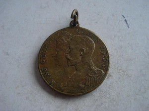 Медаль коронация ГеоргаV 1911г.бронза