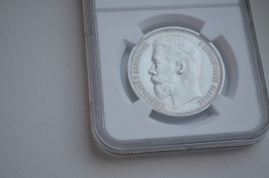 рубль 1915 в слабе NGC в сохране