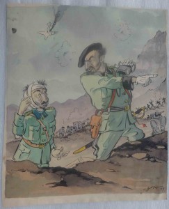 Политические карикатуры 1940,1949-х годов.