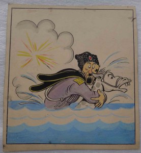 Политические карикатуры 1940,1949-х годов.