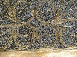 Портсигар филигранный (серебро)