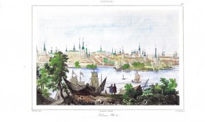 Гравюры городов России и народов России