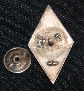 Ромб ВА им.ФРУНЗЕ серебро люкс (1 тип)