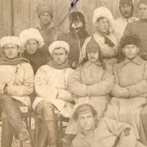 П. Хрусталев - командир 5 Кубанской кав. бригады, с клычом